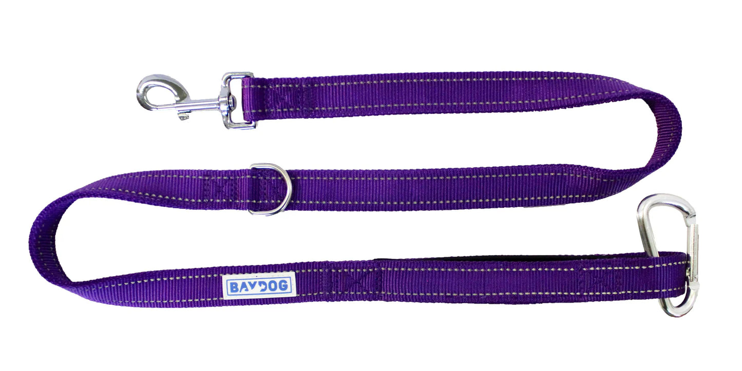 Baydog- Hudson Bay Leash - Purple Rain