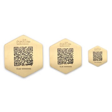 Tailr- Slide-On QR Code Pet ID Tag