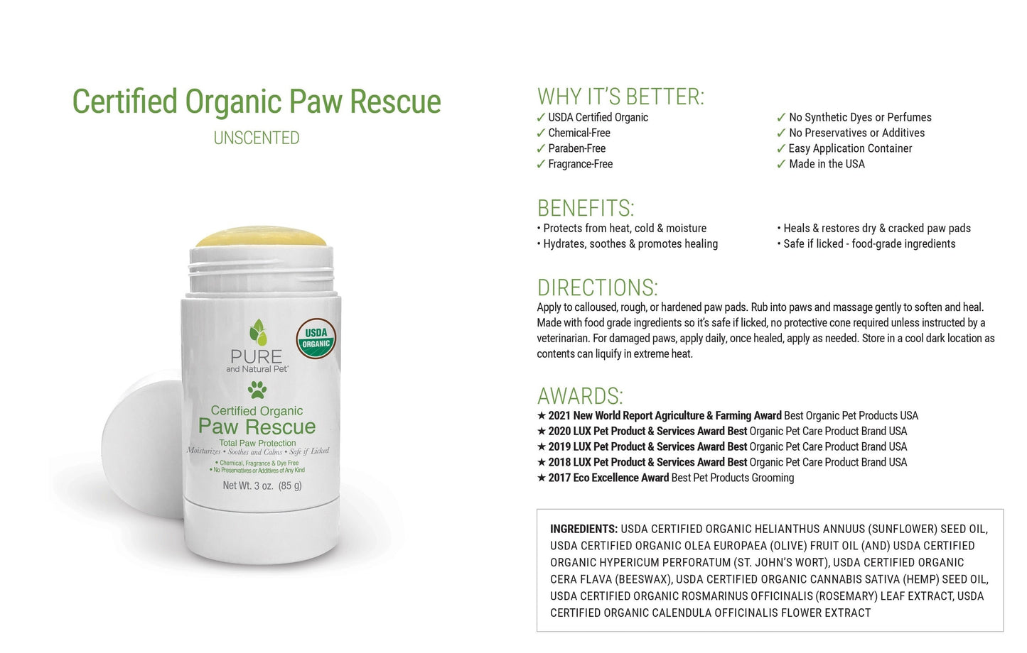 Pure and Natural Pet- Paw Rescue