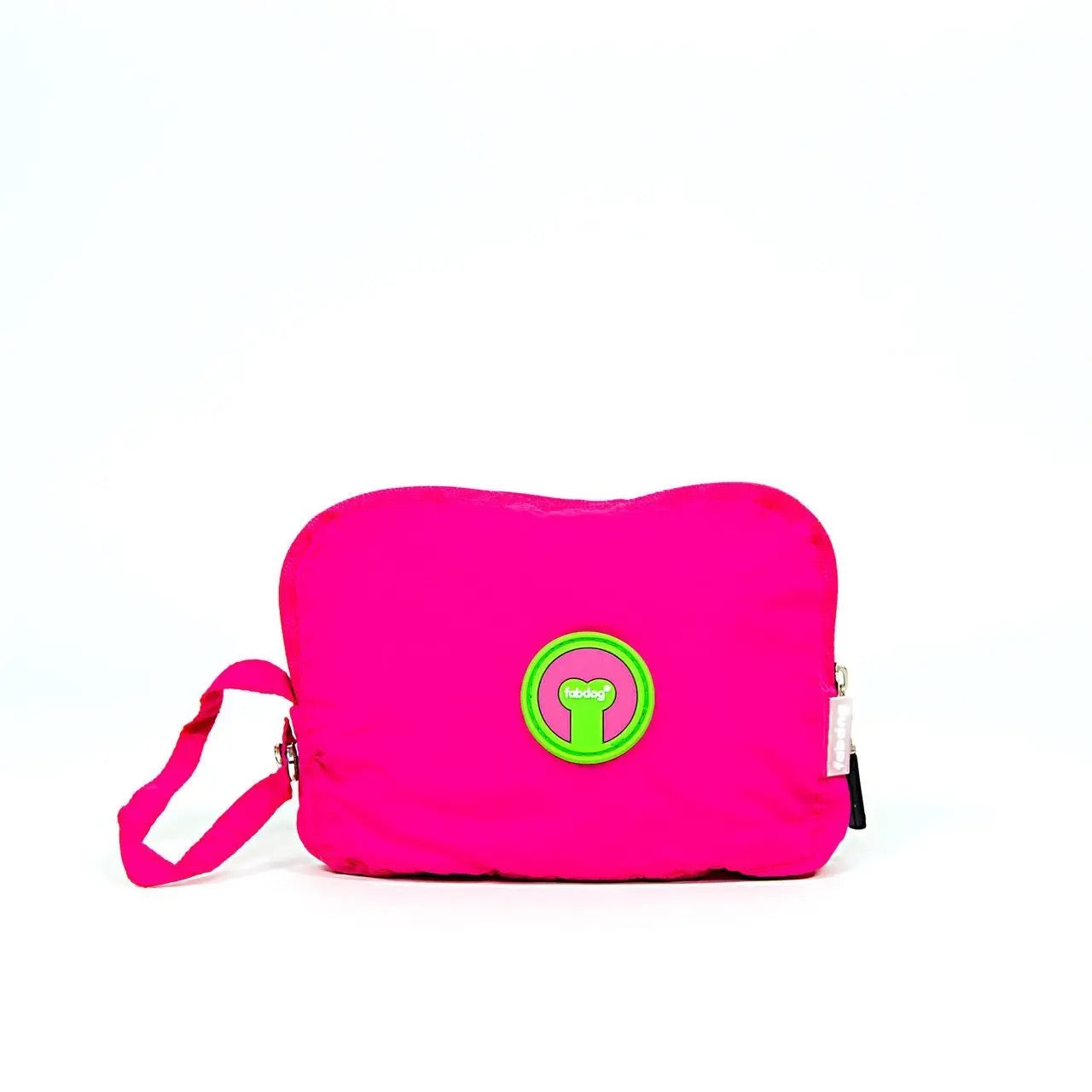 Fabdog- Packaway Raincoat - Hot Pink - M