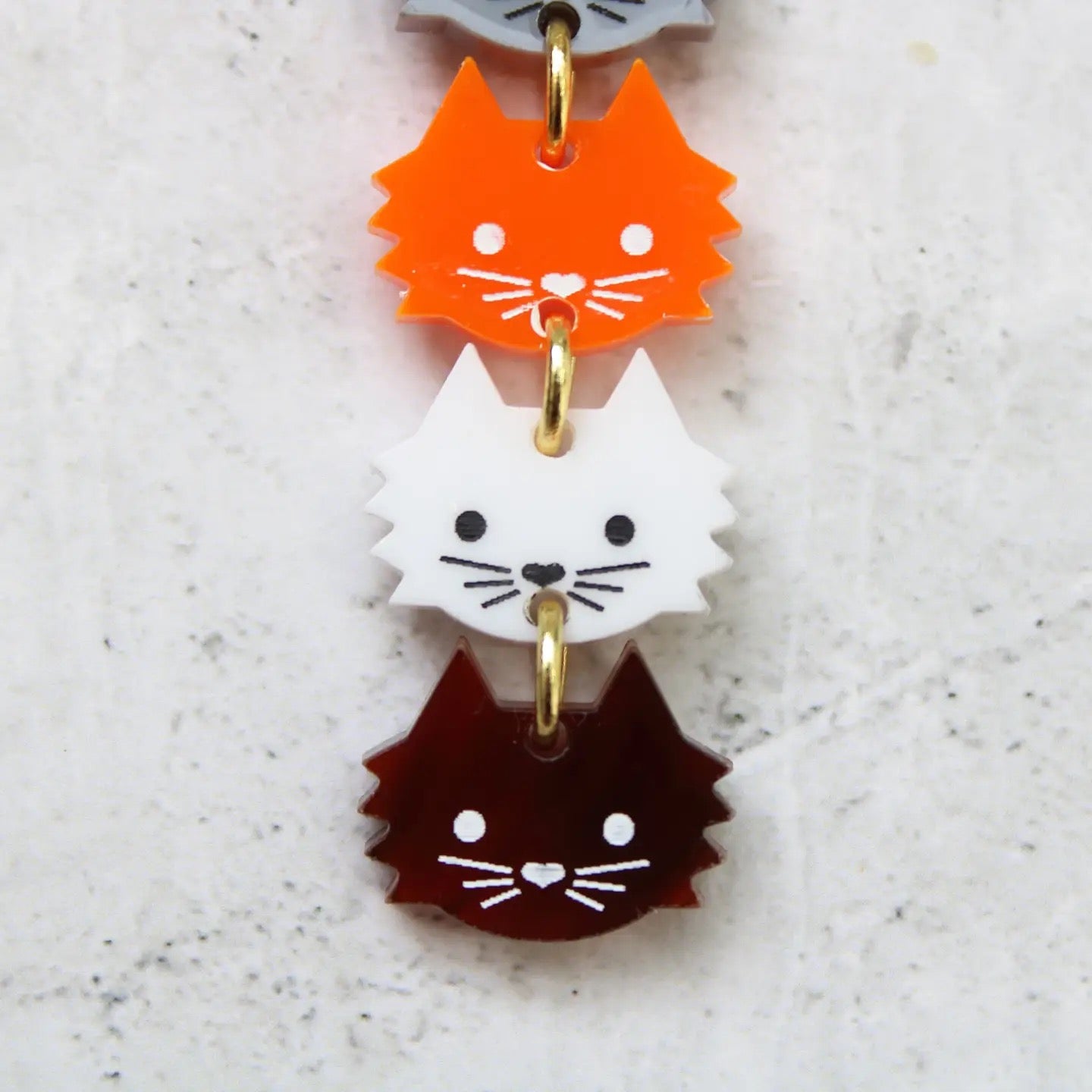 Rachel O's- Cat Lady Acrylic Earrings