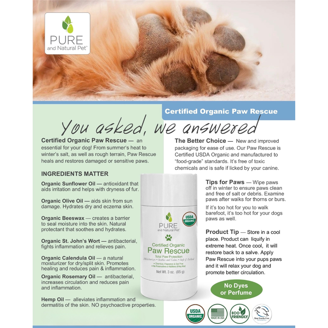 Pure and Natural Pet- Paw Rescue