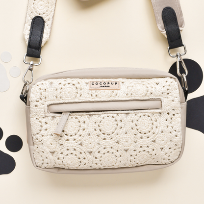 Cocopup London- Dog Walking Bag - Festival Crochet