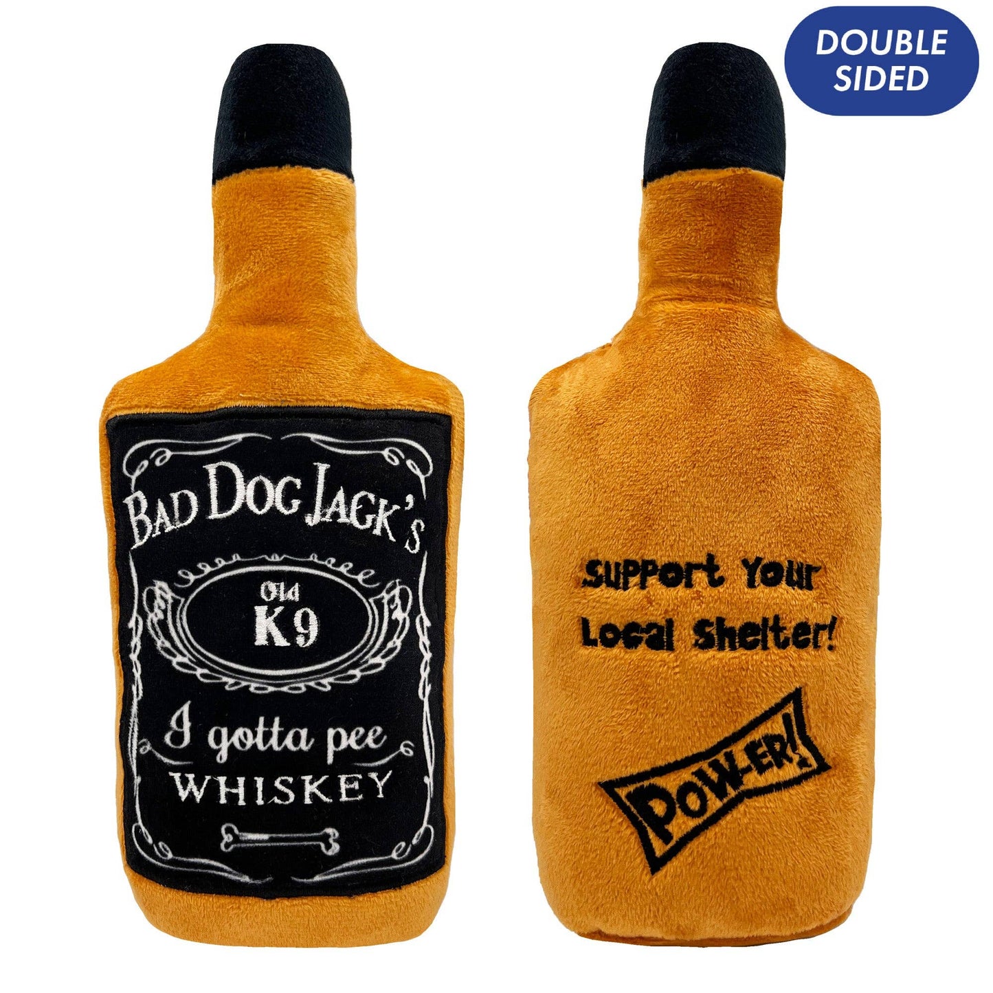 Huxley & Kent- Dog Toy - Bad Dog Jack's Whiskey