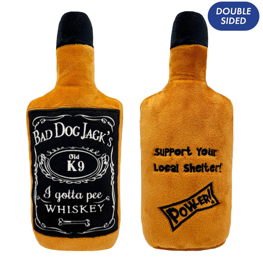 Huxley & Kent- Dog Toy - Bad Dog Jack's Whiskey