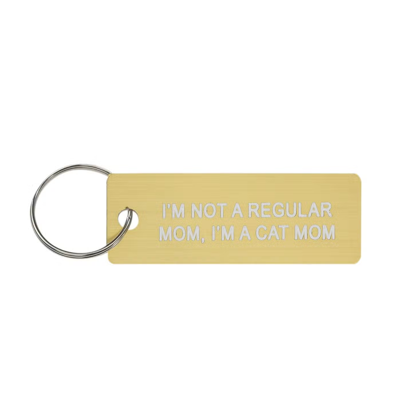 About Face Designs- Cat Mom Keychain