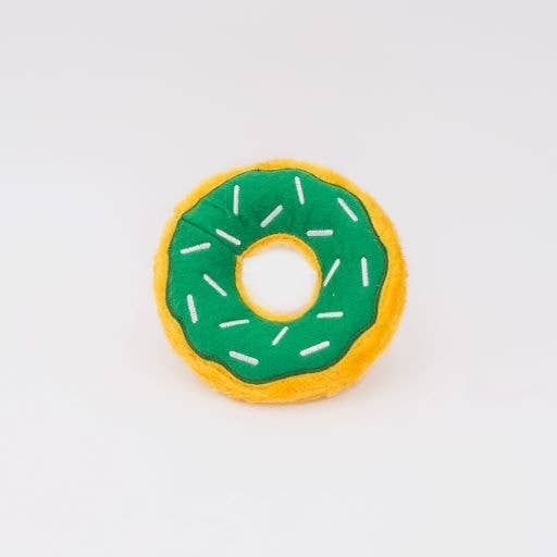 ZippyPaws- Dog Toy - Donutz Shamrock Green