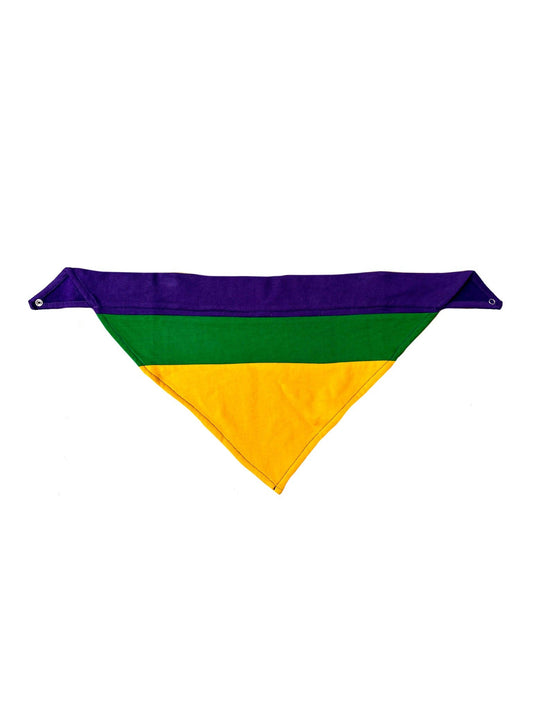 Mardi Gras Creations- Wide Panel Rugby Pet Scarf