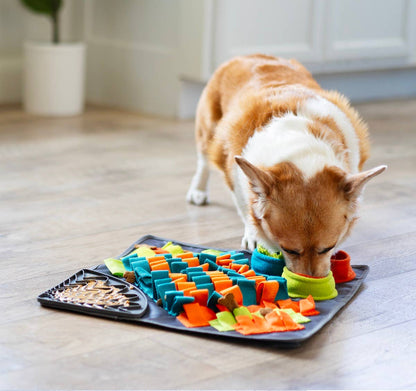 Messy Mutts- Square Forage/Snuffle Mat 16" with Suction