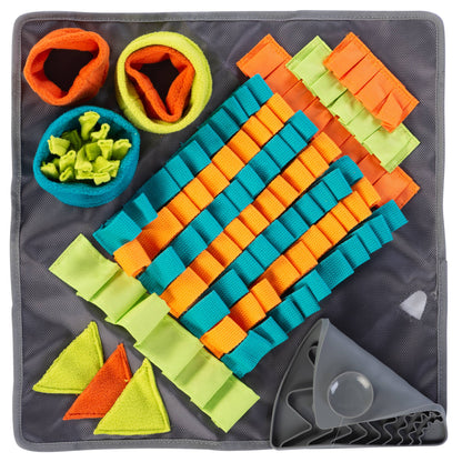 Messy Mutts- Square Forage/Snuffle Mat 16" with Suction