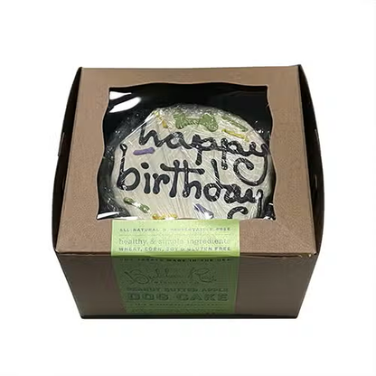 Bubba Rose Biscuit Co.- Green Birthday Dog Cake