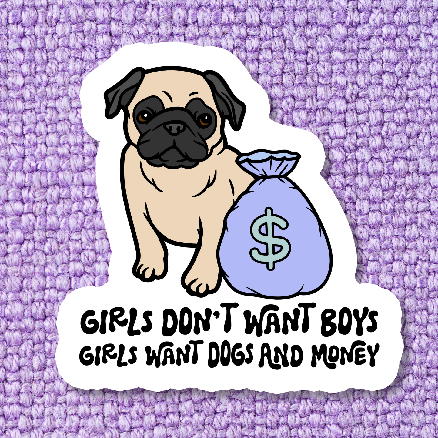 Stickers X Ashley Bexar- Waterproof Vinyl Sticker - Girls Don’t Want Boys