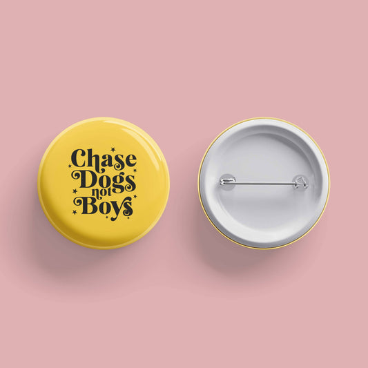 The Dapper Paw- Button - Chase Dogs Not Boys