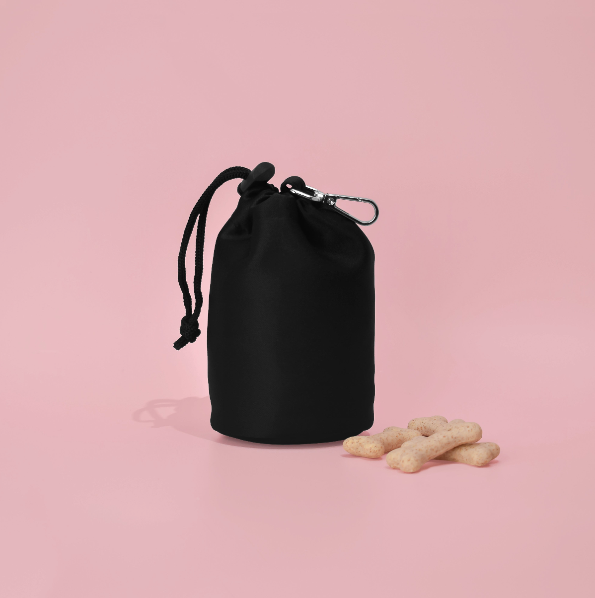 Cocopup London- Drawstring Treat Pouch - Black