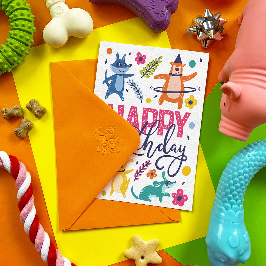 Scoff Paper-  Edible Birthday Card For Dogs