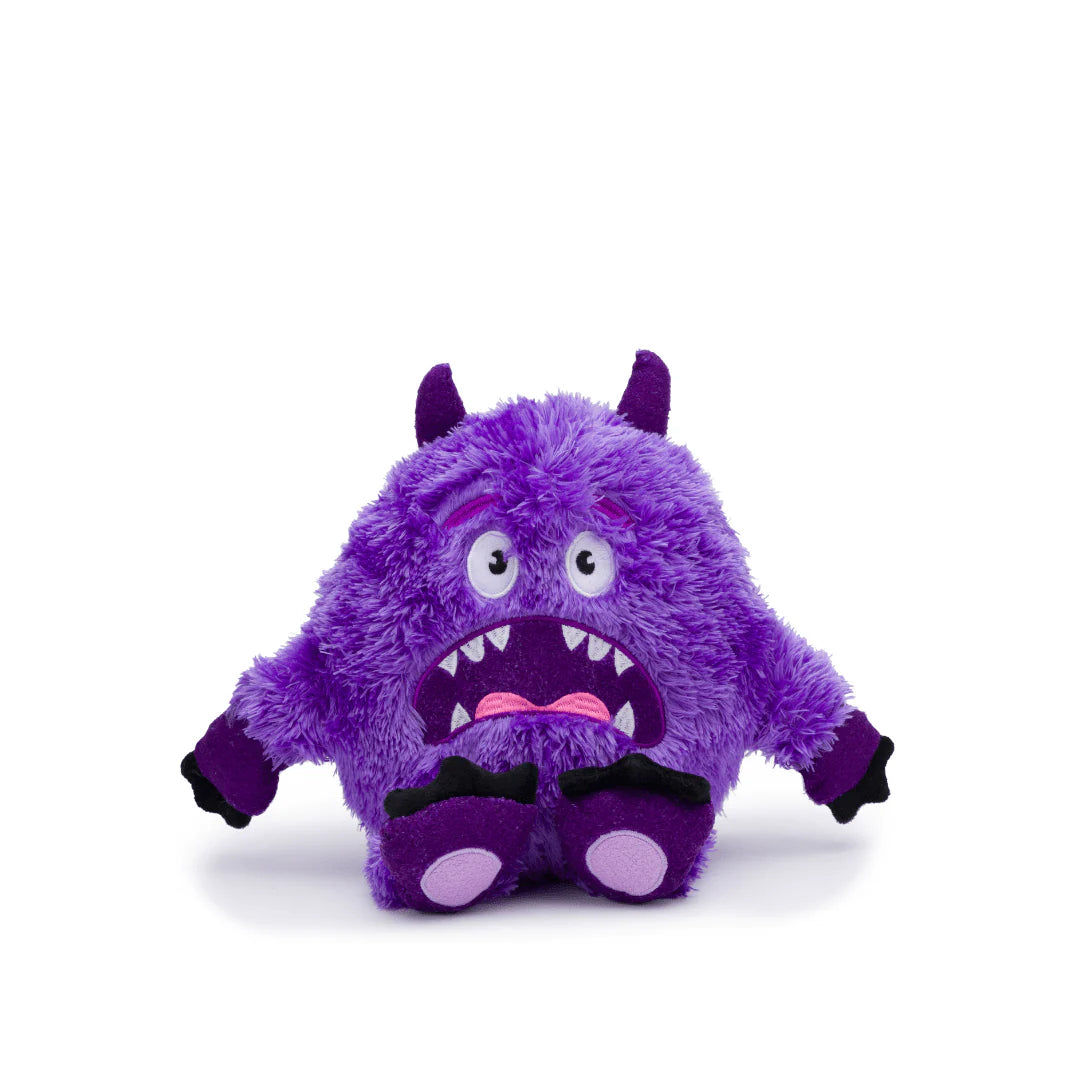 Fabdog- Fluffies Purple Monster - Medium