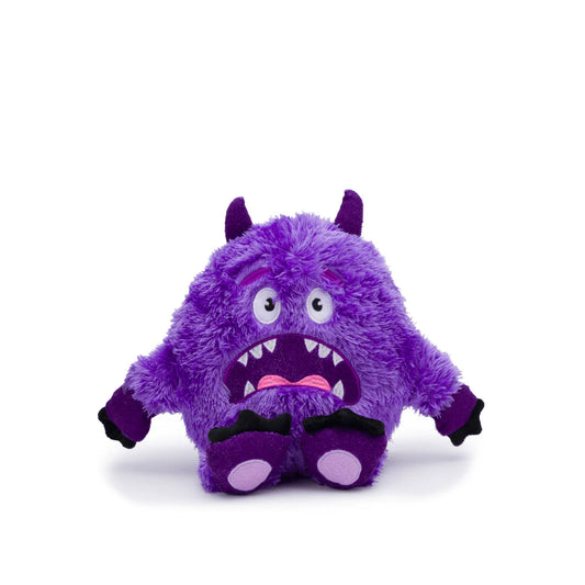 Fabdog- Fluffies Purple Monster - Medium