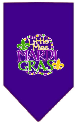 Mirage Pet- Dog Bandana- Miss Mardi Gras