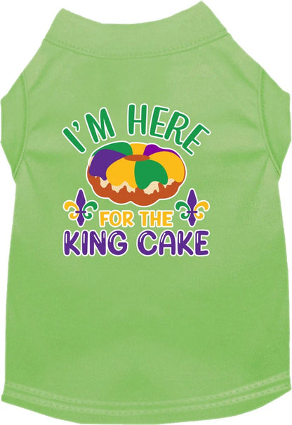 Mirage Pet- Dog Shirt - I'm Here For The King Cake