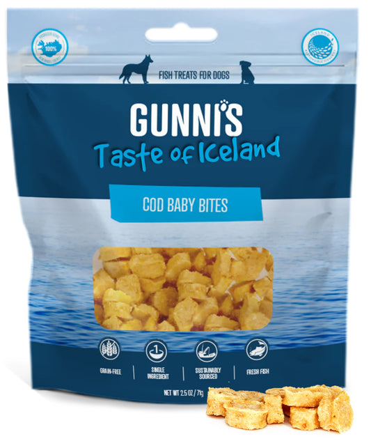 Gunni’s- Dog Treats - Cod Baby Bites