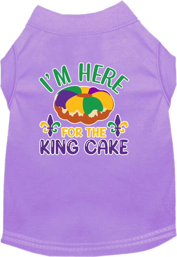 Mirage Pet- Dog Shirt - I'm Here For The King Cake