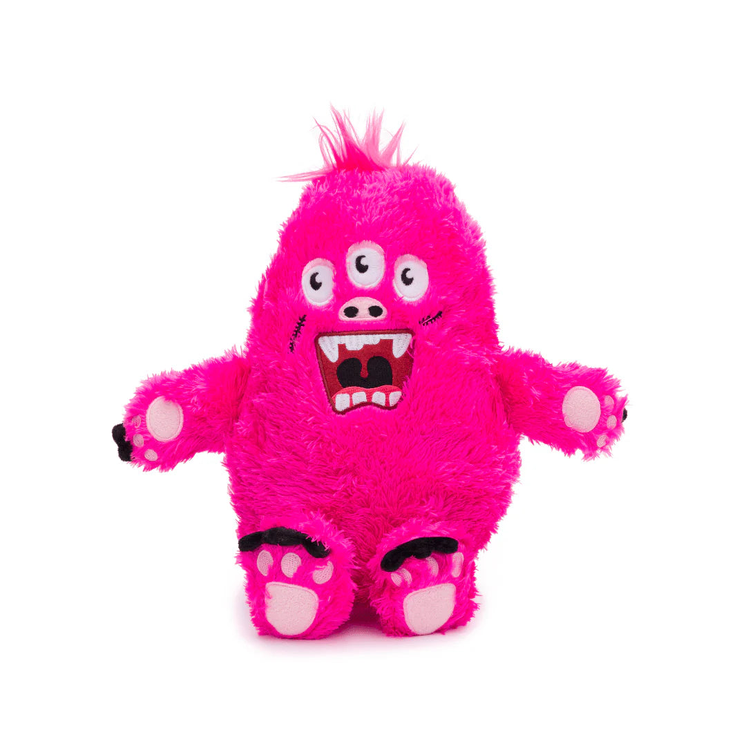 Fabdog-Fluffies Pink Monster - Large