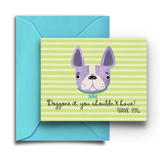 Fresh Frances- Box of 8 Doggone It Thank You Notes