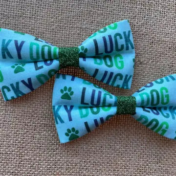 DOG BOW TIES- Lucky Dog