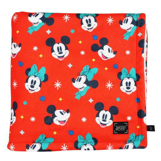 SASSY WOOF- Dog Blanket - Disney Holiday