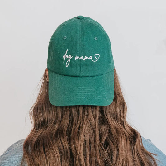 SASSY WOOF- Dog Mama Hat - Green