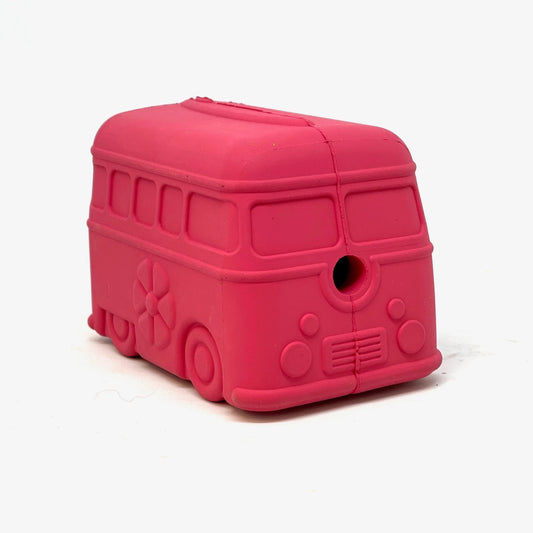 SodaPup- Retro Van Chew Toy & Treat Dispenser - L - Pink