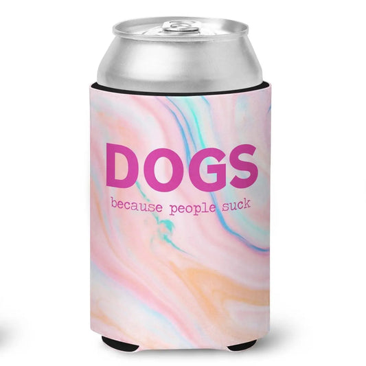 The Dapper Paw- Koozie - Dogs Because People Suck