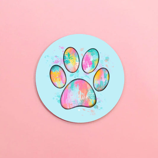 The Dapper Paw- Paw Print Mouse Pad