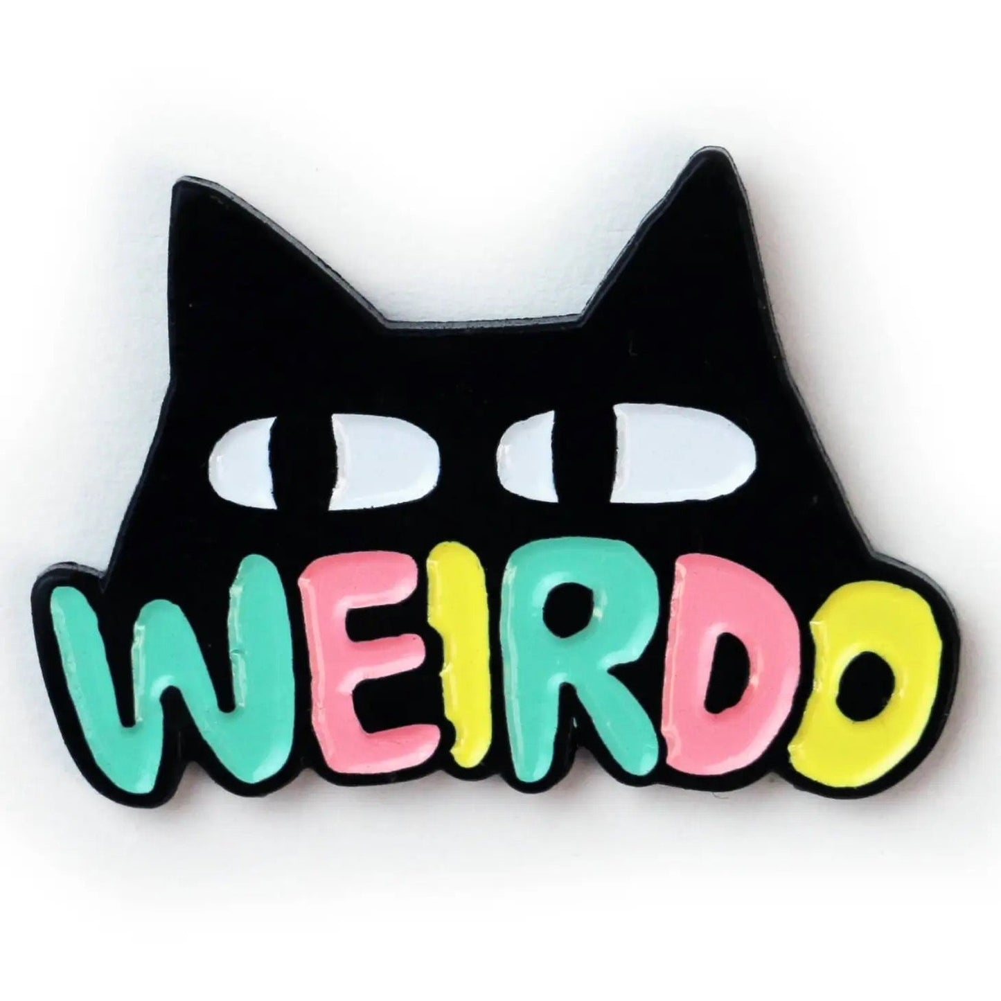 Badge Bomb- Weirdo Cat Enamel Pin