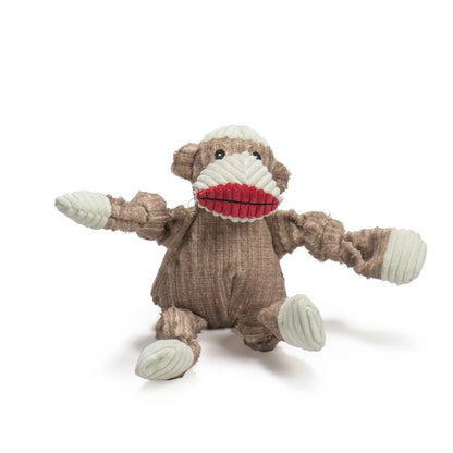 HuggleHounds- Stuey Sock Monkey Knottie - Small