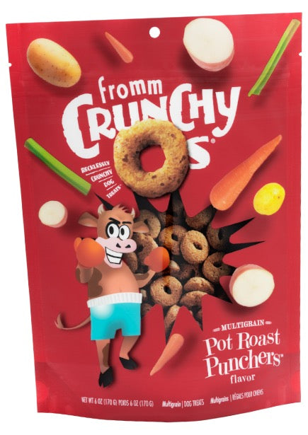 Fromm- Dog Treats - Crunchy O's Pot Roast Punchers 6oz