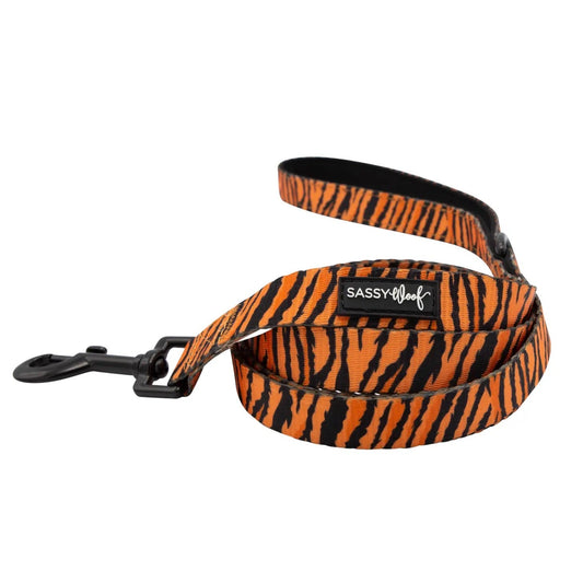 SASSY WOOF- Dog Leash - Paw Of The Tiger