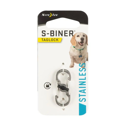 Nite Ize- S-Biner TagLock Stainless Steel Stainless