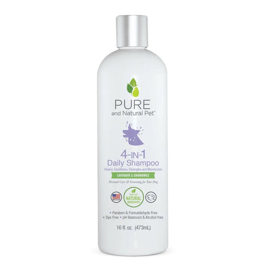 Pure and Natural Pet- 4-in-1 Daily Shampoo & Conditioner