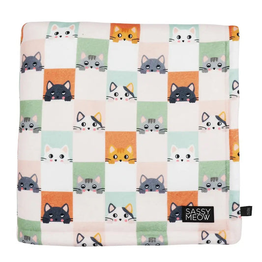 SASSY MEOW- Cat Blanket - Smitten Kittens