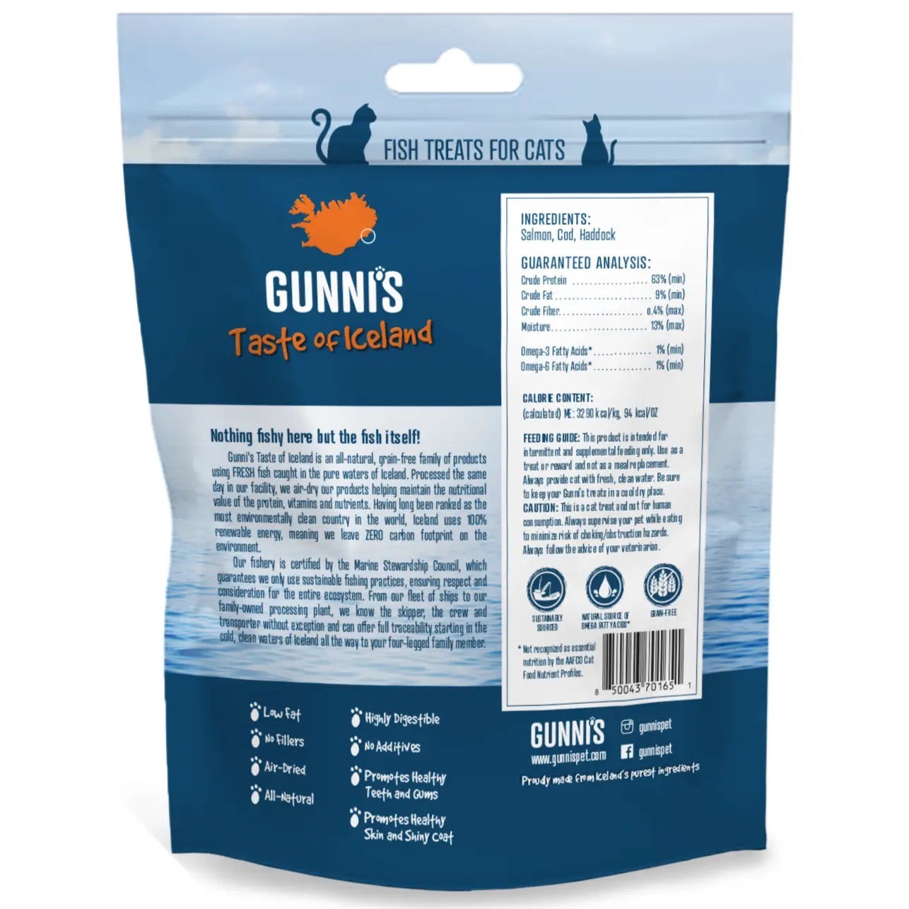 Gunni's- Cat Treats - Salmon Mini Morsel