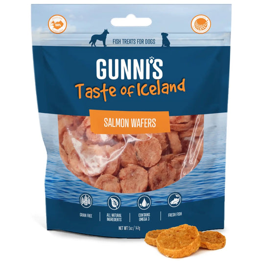 Gunni's- Dog Treats - Salmon Wafers