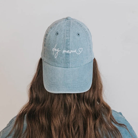 SASSY WOOF- Dog Mama Hat - Denim