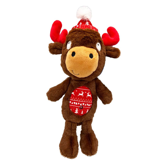 H&K- Dog Toy - Mistletoe Moose