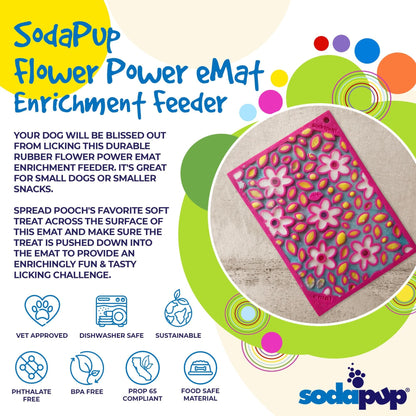 SodaPup- Flower Pot Lick Mat