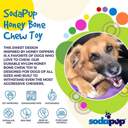 SodaPup- Honey Nylon Chew Bone