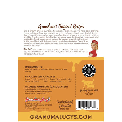 Grandma Lucy’s- Freeze-Dried Meatballs