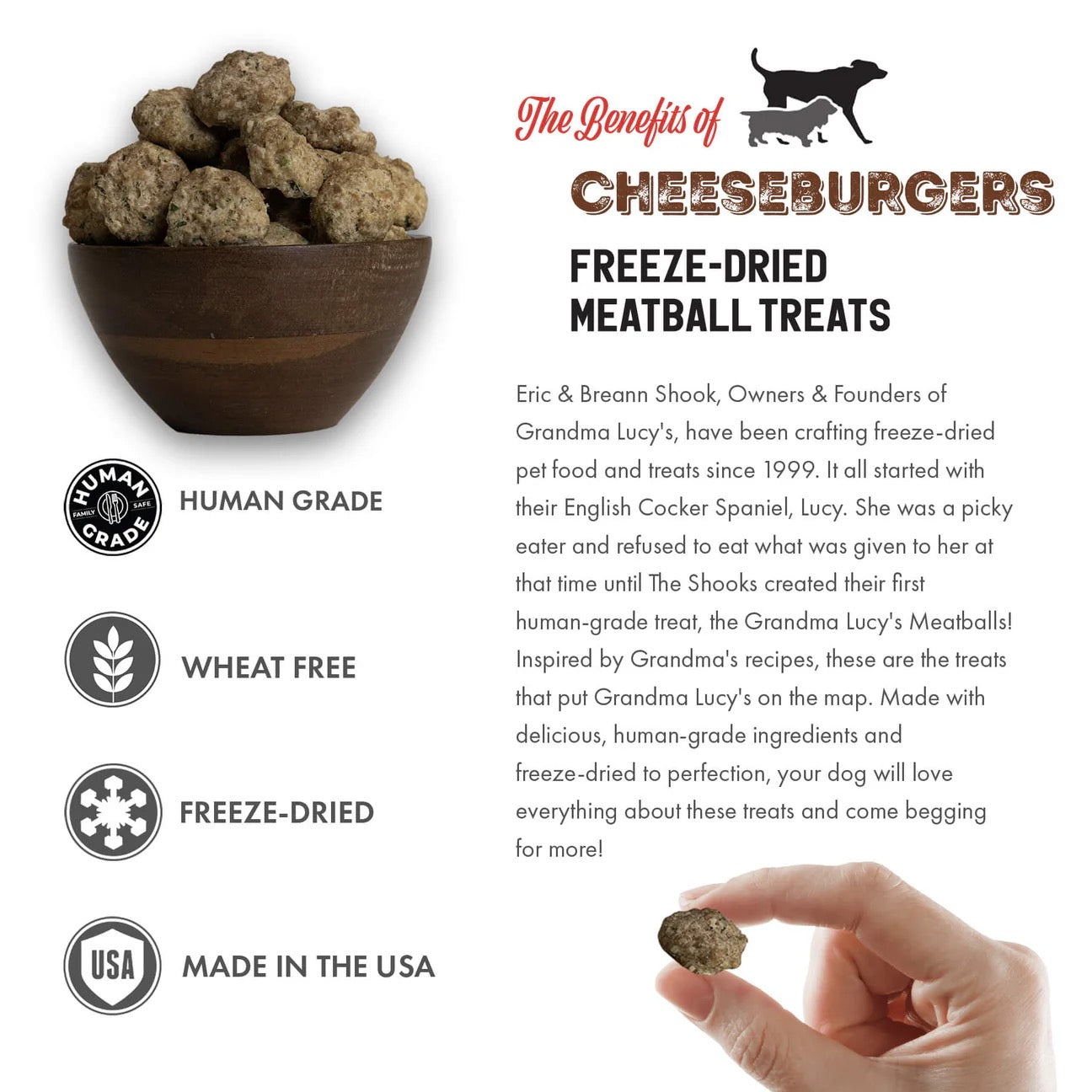 Grandma Lucy’s- Freeze-Dried Meatballs