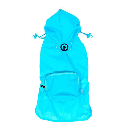 Fabdog- Packaway Raincoat - Blue - XL