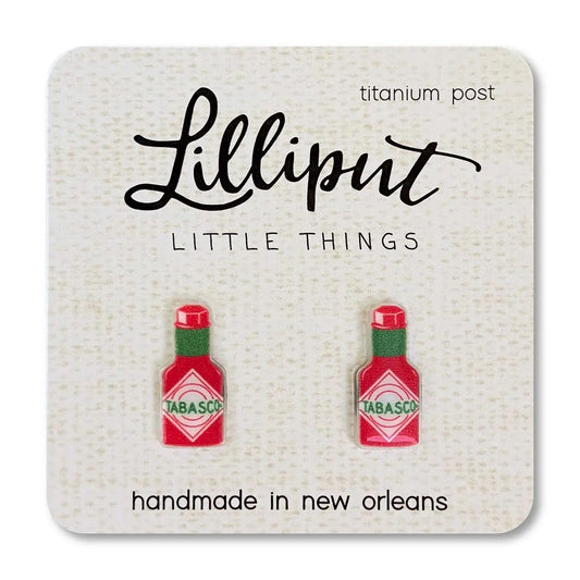 Lilliput Little Things- TABASCO® Hot Sauce Earrings